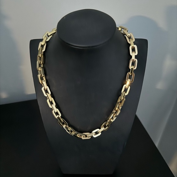 New Eddie Borgo Supra Chain Link Gold Necklace 💕 - Picture 9 of 12